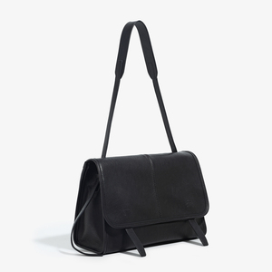 Minimalist Fashion Women's <b>Shoulder</b> <b>Bag</b> Microfiber Synthetic Leather Button Closure Single <b>Strap</b> Customized Color Large Capacity - Product Image 4