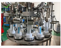 Machine de remplissage et de scellage automatique de tubes en aluminium avec pompe pour applications chimiques, liquides visqueux et pâtes, multi-tension, faible pression