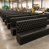 Meubles de bar et de restaurant modernes Ron Group, sièges en cuir capitonné, chaise en tissu, table ronde en marbre, mobilier commercial