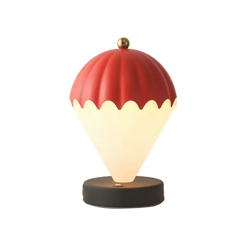 Nordique Montgolfière Lampe Magnétique Creative Net Rouge Cadeau Lampe De Bureau Chambre Chevet Décoration Lampe De Table