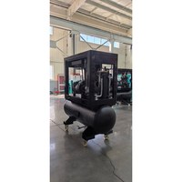 Compresseur à vis intégré, système 4-en-1 équipé d'un sécheur d'air, d'un réservoir et d'une sortie d'air haute pureté