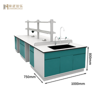Usine Huajiale vente en gros établi de laboratoire table de laboratoire hpl stratifié banc de travail de laboratoire résistance chimique