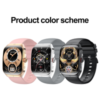 Pulsera Inteligente HK80, Monitor de Actividad Física, Llamadas por BT, Pantalla AMOLED, Frecuencia Cardíaca, Oxígeno en Sangre, Monitor de Sueño, Resistente al Agua IP67, para Hombres y Mujeres