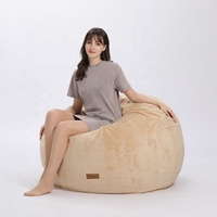 Bejirog Stoff weichen Sitzsack Stuhl nordischen Sofa Set Möbel neuesten Büro-und Wohnzimmer Stühle