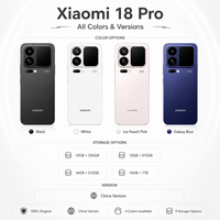 2026 Xiao Mi 18 Pro 5G Baru Baterai Besar 7000mAh Pengisian Daya 100W Leica NFC Ponsel Android
