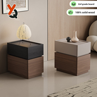 Table de chevet minimaliste italienne ultra-étroite pour petit espace, table d'appoint moderne de luxe, rangement pour chambre à coucher
