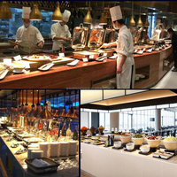 Fourniture d'équipements de restaurant | Chauffe-aliments et fours à gaz et électriques Utilisation hôtelière en acier inoxydable 304