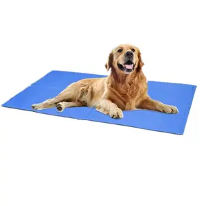 Hondenaccessoires Custom Zomer Huisdier Koud Ijs Pad Bed Matras Wasbare Opvouwbare Zelfkoelende Gel Mat Voor Hond Of Kat