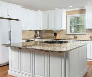 Custom <b>White</b> Wooden Modern Modular Kitchen <b>Cabinet</b> with Pull-Out Wall Mount Design for Apartment & Villa Use - Product Image 3