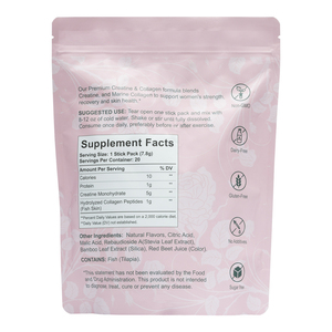 Collagene e Creatina da Erba in Stick Pack, Non OGM, Micronizzato, Pre-Allenamento, Energia e Supporto Articolare - Product Image 3