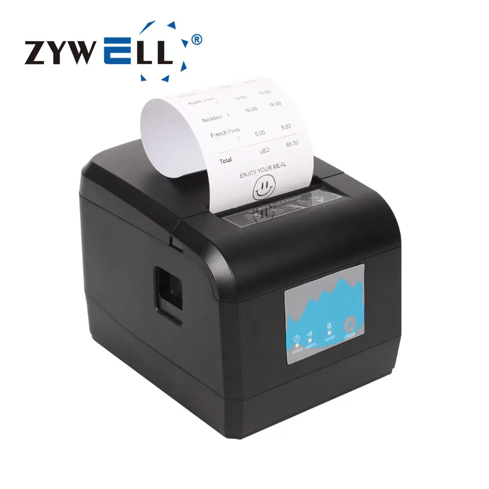 Imprimantes thermiques ZYWELL Chine imprimante de reçus 80mm à vendre Imprimante de billets ZY908
