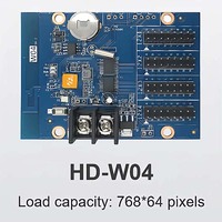 P10 layar Lintel pintu toko layar Wi-Fi baru pengendali peraga Led warna Single-dual HD-W04 Huidu