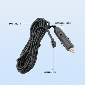 Encendedor de cigarrillos de coche americano al por mayor 12 ~ 24V 12V 3A 9V 3A uso del coche cigarro Dc encendedor de cigarrillos automotriz Cable de cigarro de coche - Product Image 3