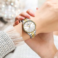 CURREN 9090 jam tangan klasik pria, kasual tahan air jam Reloj Hombre gelang Stainless Steel sederhana kuarsa untuk hadiah lelaki