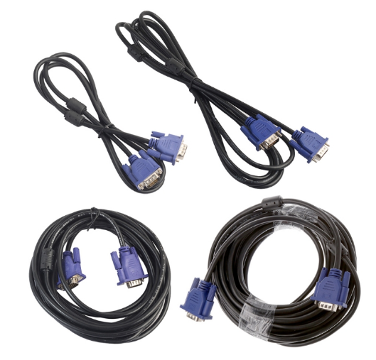 1.5/3/5/10m VGA 15 Pin Male To Male Extension Cable For PC Laptop Projector HDTV