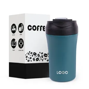 High Quality Stainless Steel Double Wall Coffee Tumbler Reusable Thermal Cup 12oz Tumbler