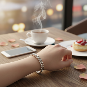 Braccialetti di moda a cerniera placcati in oro elegante Design braccialetto per le donne - Product Image 3