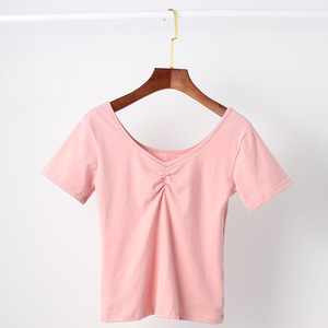 เสื้อยืดคอกลมผ้าฝ้ายสำหรับผู้หญิง - Product Image 6