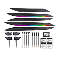 Mise à niveau 256 couleurs Symphony Led éclairage ambiant intérieur de voiture pour Lexus NX 2015-2021 accessoires de bande d'ambiance