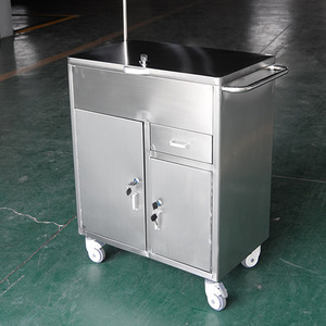 Carrito de Emergencia Xin Yuchen 650x400x860mm de Acero Inoxidable para Equipo Médico, Uso Hospitalario - Product Image 1