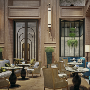 Meubles de salon modernes sur mesure pour hôtel de luxe 5 étoiles, réception, hall d'entrée, salon - Product Image 4