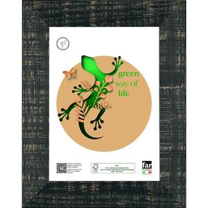 Cornice GALVEZ 30 in legno e CRILEX antracite 50x70cm - Product Image 1