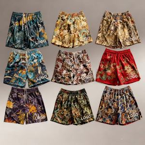 Custom logo High Quality Printed Polyester Sublimation Basketball Football 5 Inch Inseam Double <b>Layer</b> Men Custom Mesh Shorts - Product Image 2