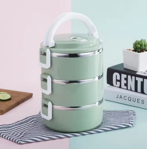 Square 1-3L Leakproof <b>Plastic</b> Bento <b>Box</b> for Kids Customized Single Tier Takeaway <b>Lunch</b> Container - Product Image 1