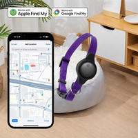 Traceur intelligent étanche à double système MFi BLE compatible avec Apple Find My et Google Find My Device