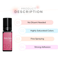 MissGel Fournisseur de produits pour les ongles Gel UV personnalisé à haute pigmentation Ombre Spray 12ML Gel de vernis à ongles à faire tremper pour les ongles