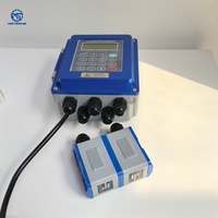 Débitmètre numérique ultrasonique robuste pour la mesure du débit de fluide diesel, kérosène, huile, OEM personnalisable, utilisation en extérieur