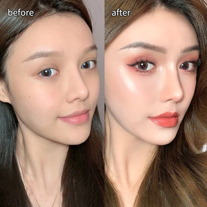 Pipl óng ánh Ngọc Trai Sáng Mạng Che Mặt đơn màu long lanh làm nổi bật bảng màu OEM tùy chỉnh nhà máy trực tiếp xuyên biên giới - Product Image 6