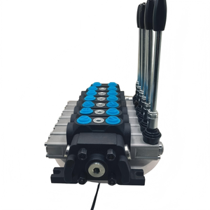 Huamao DCV60-6OT Distributeur de commande directionnelle sectionnel hydraulique manuel à 6 bobines, 60 litres/min, 15 kg - Product Image 4