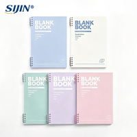 Carnet à feuilles mobiles rechargeable du Royaume-Uni avec couverture en PP et anneaux détachables pour étudiants, idéal pour les notes scolaires