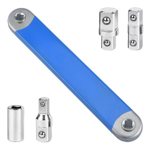 Multi Functional Extension Wrench Metric Ratcheting Double End Industrial Grade Chromium Vanadium Steel Anti Slip Handle - Product Image 5