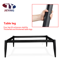 Jieying Moderne Simple Design Bureau Café Table Pieds Meubles Accessoires Table Basse En Métal Cadre Base