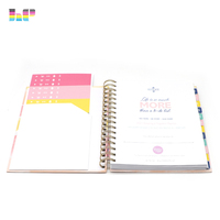 Service d'impression de cahier à spirale personnalisé d'impression de journal planificateur A5