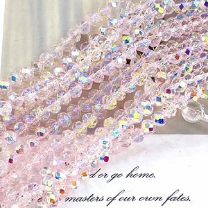 Nuevas cuentas de cristal planas AB de 8 mm para la fabricación de joyas, suministros para collares y pulseras DIY - Product Image 3
