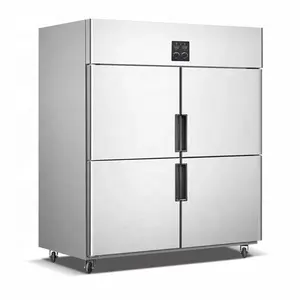 Refrigerador vertical comercial del acero inoxidable del electrodoméstico de cocina para el restaurante