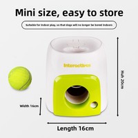 Lanceur de balles interactif intelligent pour chien AFP, distributeur de friandises en plastique pour l'entraînement et les récompenses, jouet pour chien