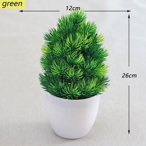 Decorativo Artificiale Pianta In Vaso Fiore Promozionale Rosa Scatola di Cerimonia Nuziale di Stile di Ceramica di Imballaggio Tessuto Pezzo Bonsai Giardino di Colore - Product Image 4