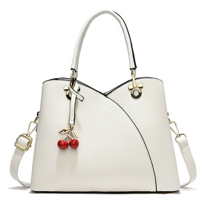 Bolso Tote Casual de Gran Capacidad para Mujer, con Cierre, Color Sólido, PU, Moderno, para Madres de Mediana Edad - Product Image 2