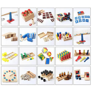 Juguetes educativos de aprendizaje de idiomas de madera superior Montessori pequeño alfabeto móvil para preescolar - Product Image 6