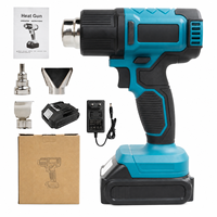 Pistolet thermique sans fil 450, portable, température réglable, pour film rétractable, décapage de peinture, réparation, outil fiable, directement de l'usine