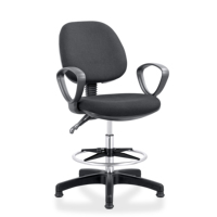 Chaise de laboratoire, de bureau et scolaire à design moderne, antistatique ESD, en maille, avec piètement en aluminium, réglable en hauteur, appui-tête inclinable et télécommande