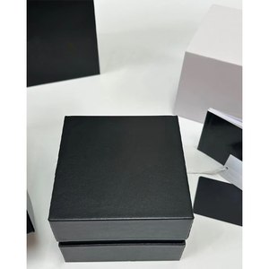 Luxury leather <b>Watch</b> Box <b>case</b> Wholesale Custom Logo Black Luxury Packaging Box for Single <b>Watch</b> - Product Image 5