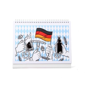 OEM Custom Printing Desk Calendars Gift with Logo Table Wall Calendar Design