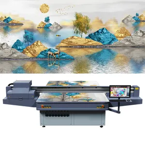 Impresora de plexiglás digital UV 3D de gran formato UV 2030, máquina de impresión de alfombras fotográficas acrílicas