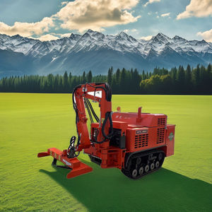 NOUVEAU Tracteur à chenilles robotisé télécommandé avec moteur diesel quatre cylindres pour la coupe de l'herbe, la tonte de pelouse, l'élagage de jardin et la foresterie - Product Image 4