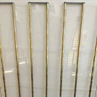 Portes pliantes accordéon en polycarbonate, directement de l'usine, pour patio et entrée principale, avec moustiquaires, surface finie